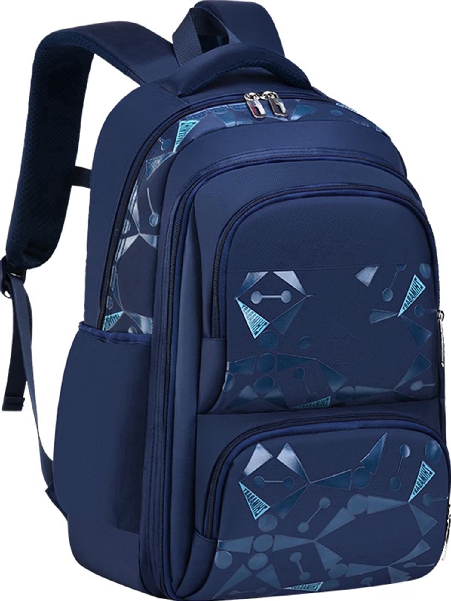 Boys School Backpacks for Kids, Fashion Bookbags for Teens, Lightweight Shoulder School Bags, Blue