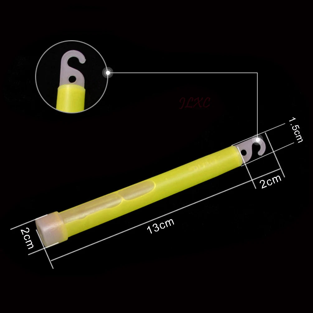 6Inch 10 Pcs Glow Stick 24-Hour Chemical Fluorescent Colorful Light Camping Decoration Party Club Emergency Survival Tools