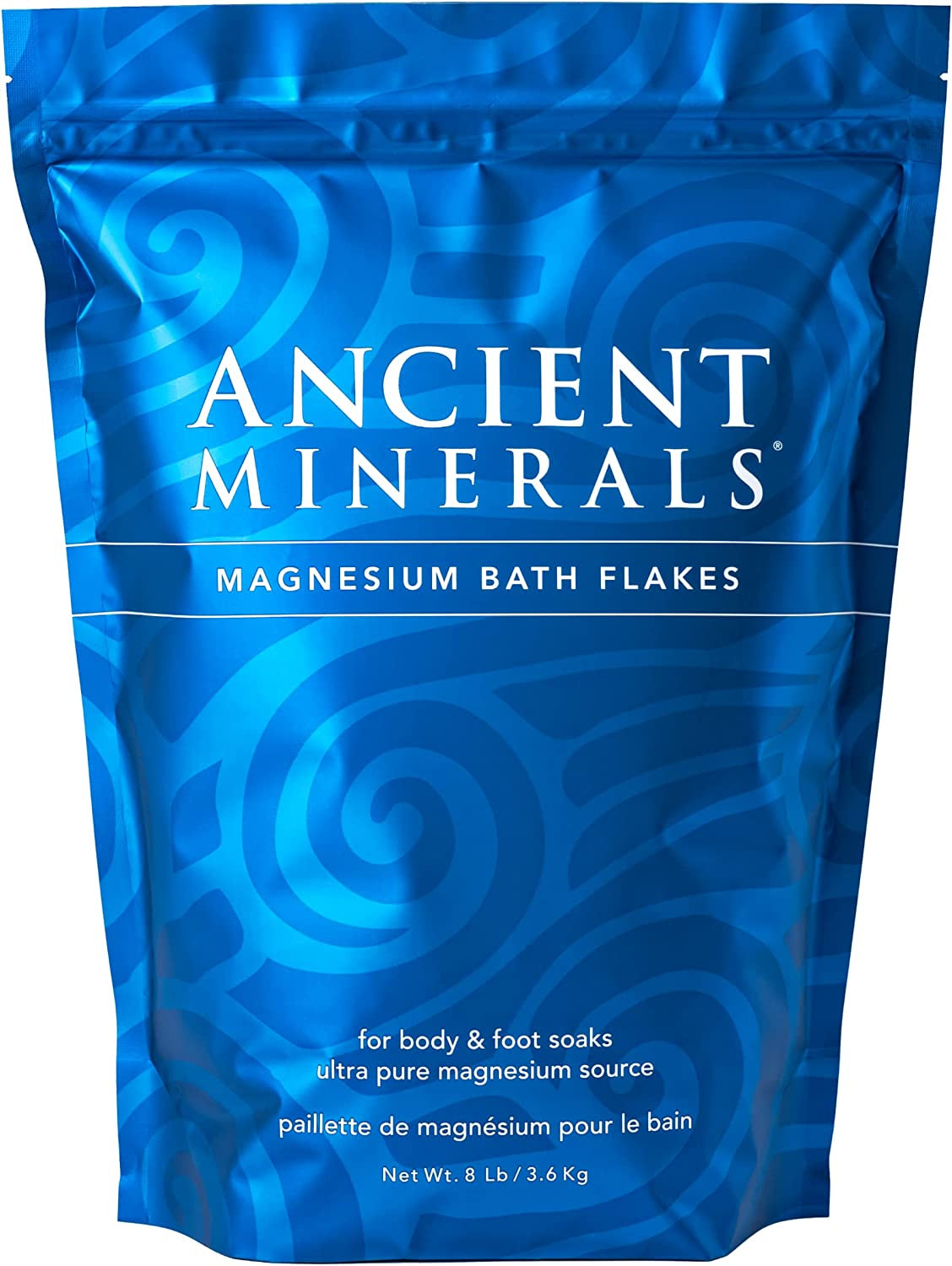 Magnesium Bath Flakes - Bathing Alternative to Epsom Salt - Soak in Natural Salts - High-Absorption Efficiency for Relaxation, Wellness & Muscle Relief (4 .4 Lb)
