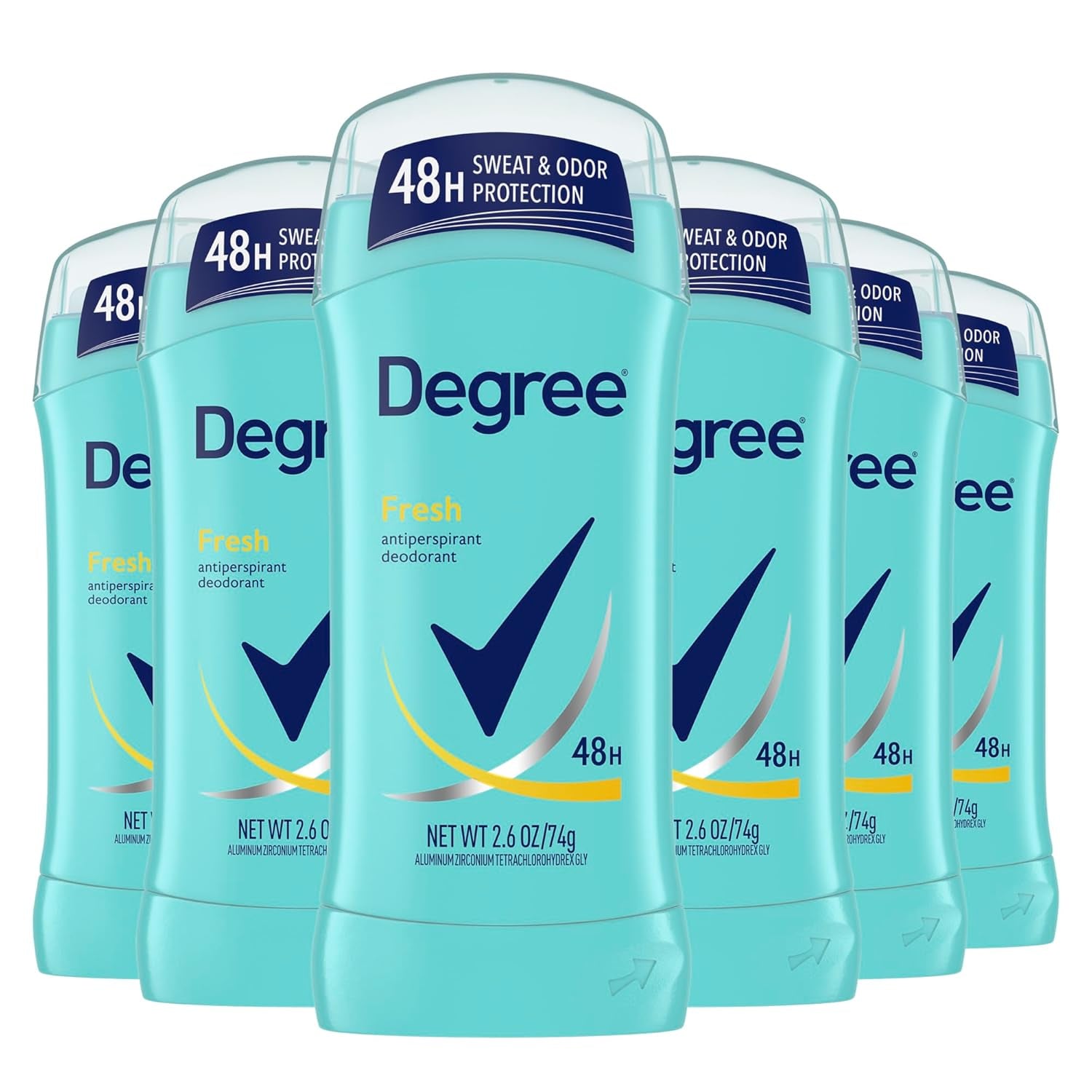 Degree Men Original Protection Antiperspirant Deodorant, Sport, 2.7 Oz Pack of 6