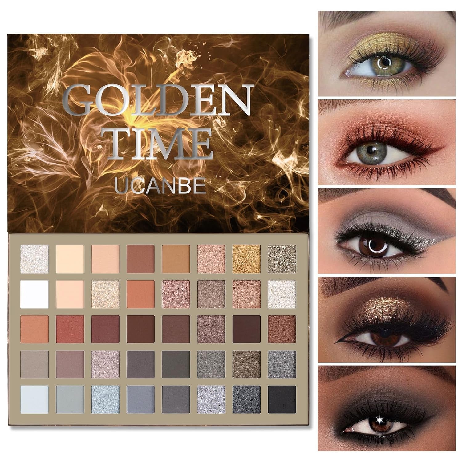 Spotlight Eyeshadow Palette Professional 40 Color Eye Shadow Matte Shimmer Makeup Pallet Highly Pigmented Colorful Powder Long Lasting Waterproof Eye Shadow