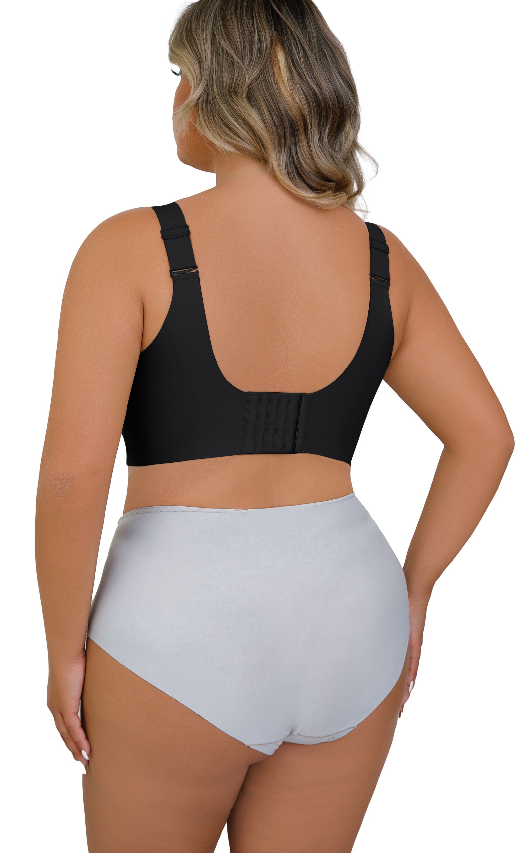 plus Size Everyday Bras for Women Full Coverage Soft Sleep Wirefree Bras New Upgrade