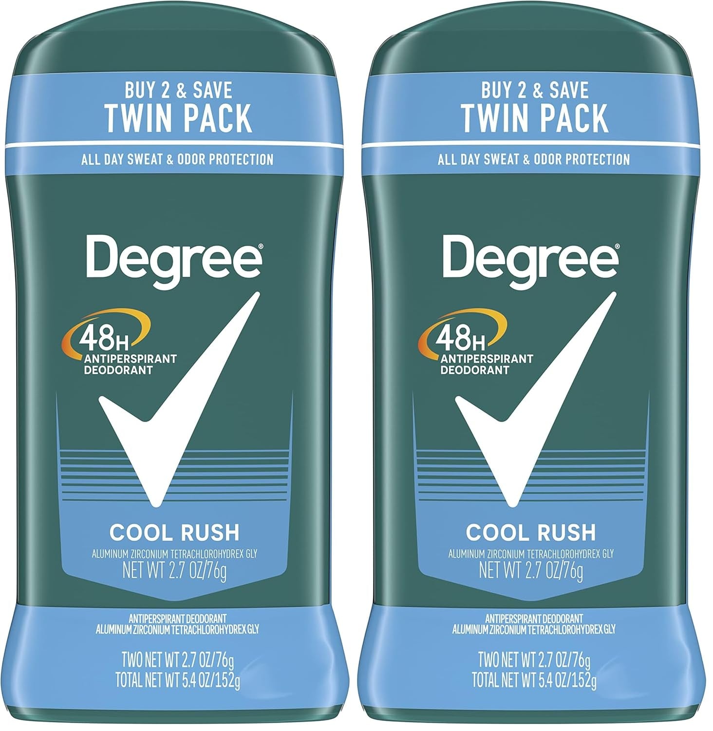 Degree Men Original Protection Antiperspirant Deodorant, Sport, 2.7 Oz Pack of 6