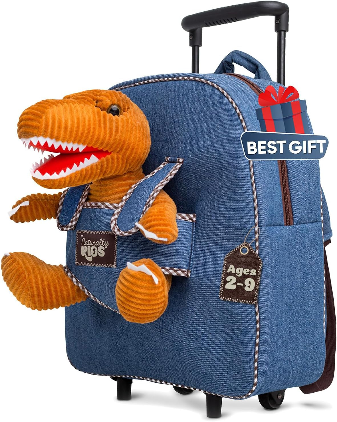 Wolf Backpack, Wolf Toys for Kids 3-5, Toddler Husky Stuffed Animal Gifts for 2 3 4 5 Year Old Girl Boy