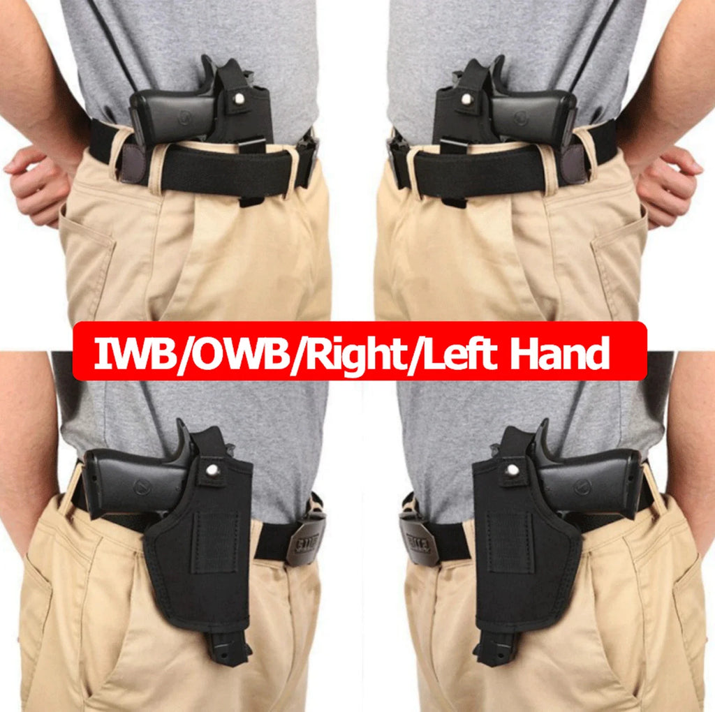 Gun Holster Tactical Concealed Carry Left Right Hand Pistol IWB OWB Universal