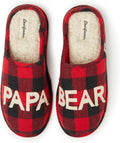 Men'S Gifts for Men Matching Christmas Papa Bear Slipper