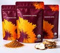 Mushroom Coffee, Instant Mushroom Coffee Powder with 6 Adaptogenic Mushrooms (Cordyceps, Lion’s Mane, Shiitake, Turkey Tail) and MCT Oil for Better Energy, Focus, Immune Support -
