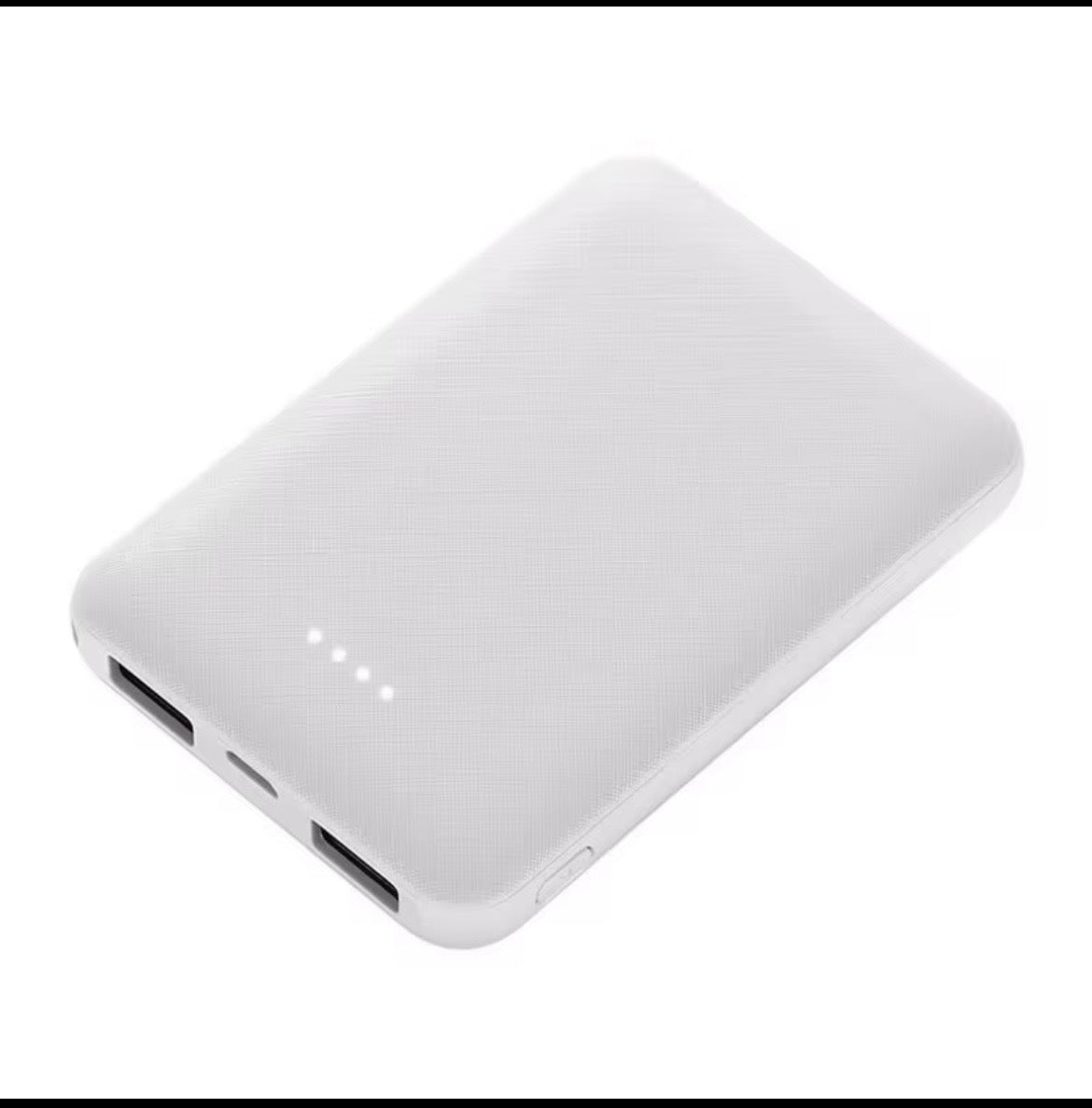 Portable Charger, Slim 10000mAh Power Bank Travel Battery Pack 3 Outputs 2 Inputs Compatible with iPhone 17/16/15/14/13 Galaxy S24/22 iPad Android etc (Black+White)