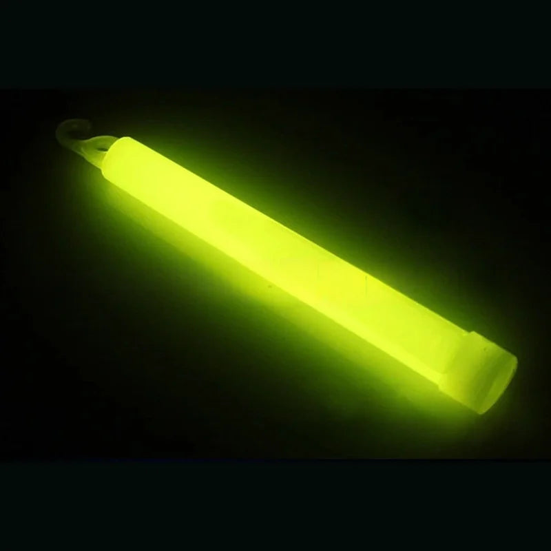 6Inch 10 Pcs Glow Stick 24-Hour Chemical Fluorescent Colorful Light Camping Decoration Party Club Emergency Survival Tools