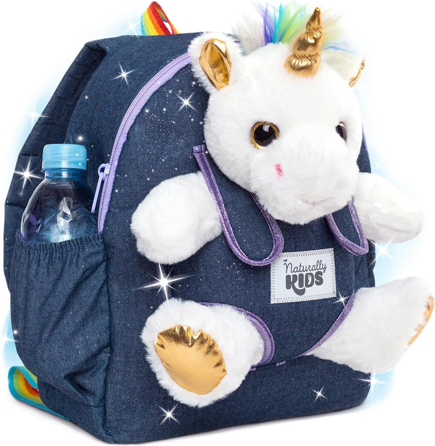 Wolf Backpack, Wolf Toys for Kids 3-5, Toddler Husky Stuffed Animal Gifts for 2 3 4 5 Year Old Girl Boy