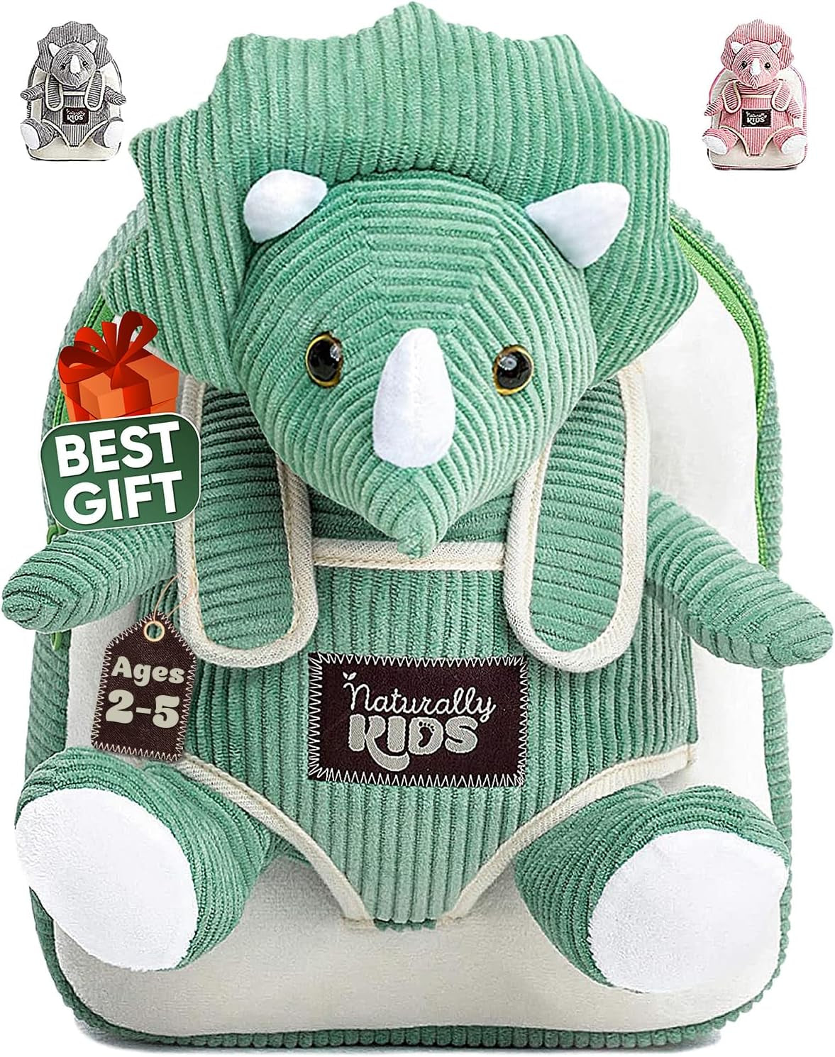 Wolf Backpack, Wolf Toys for Kids 3-5, Toddler Husky Stuffed Animal Gifts for 2 3 4 5 Year Old Girl Boy
