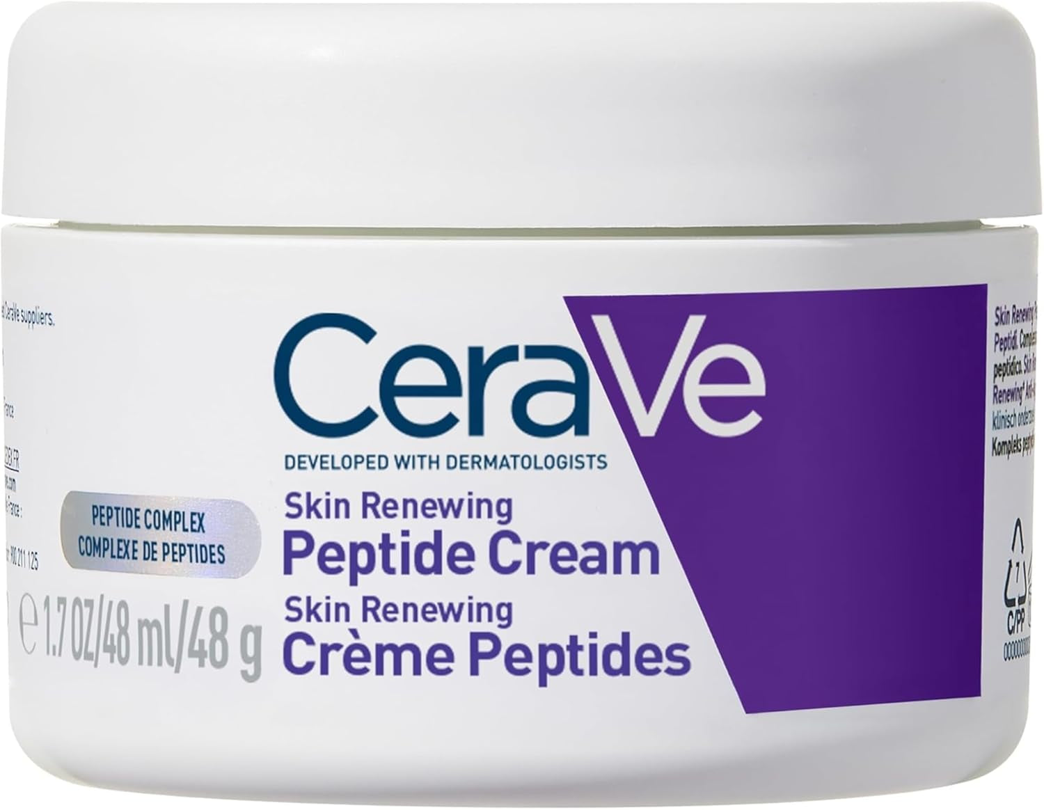 Skin Renewing Night Cream, Niacinamide, Peptide Complex, and Hyaluronic Acid Moisturizer for Face, 1.7 Ounce