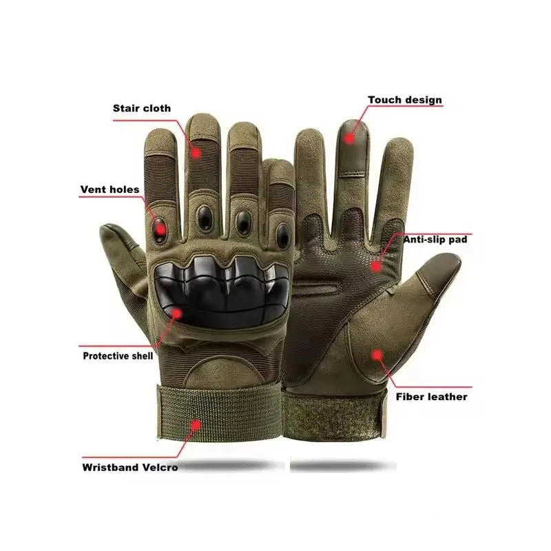 Outdoor Hunting Camping Protective Glovestactical Fighting Boxinggloves Mountaineering Gloves Wilderness Survival Equipment