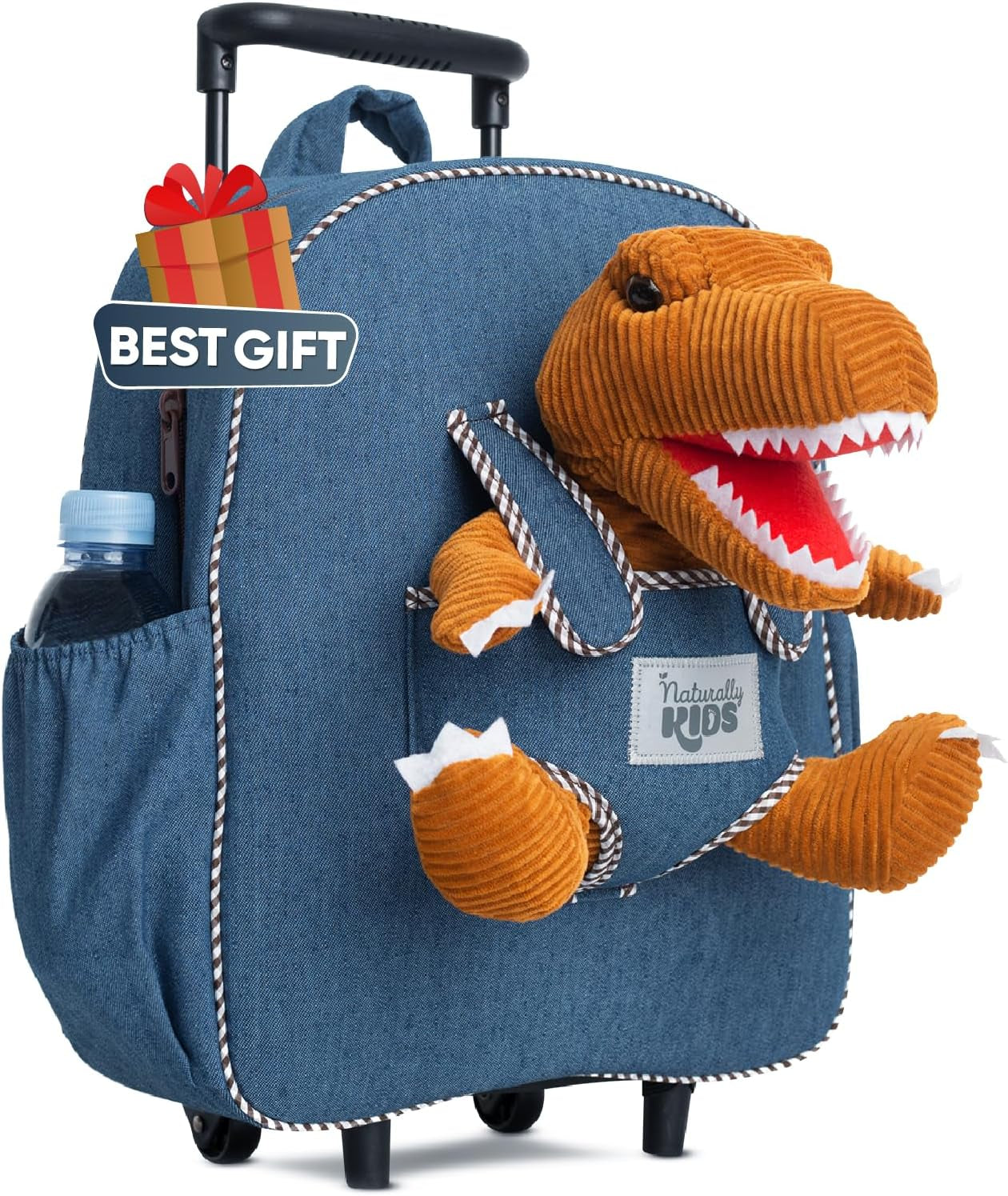 Wolf Backpack, Wolf Toys for Kids 3-5, Toddler Husky Stuffed Animal Gifts for 2 3 4 5 Year Old Girl Boy