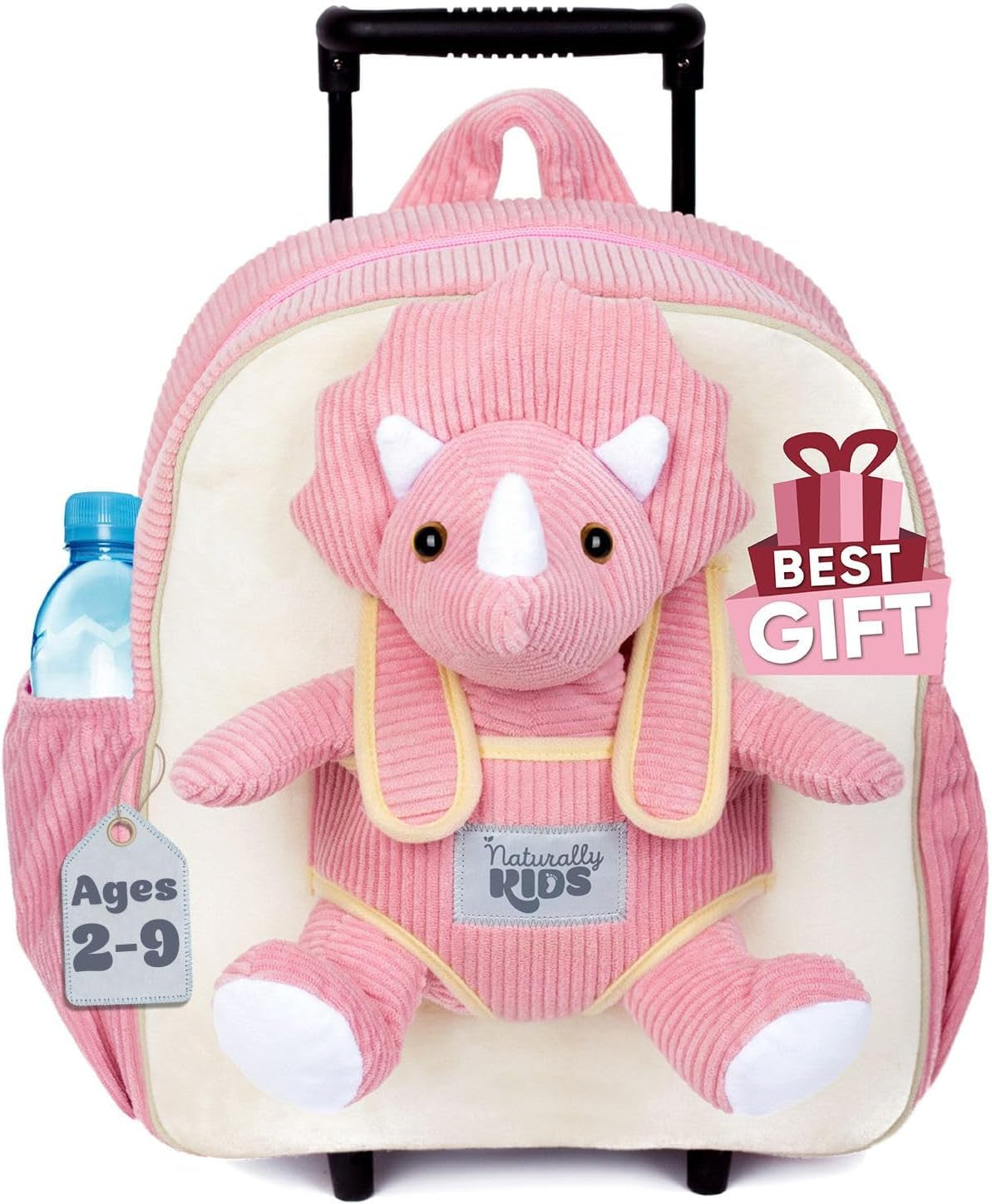 Wolf Backpack, Wolf Toys for Kids 3-5, Toddler Husky Stuffed Animal Gifts for 2 3 4 5 Year Old Girl Boy