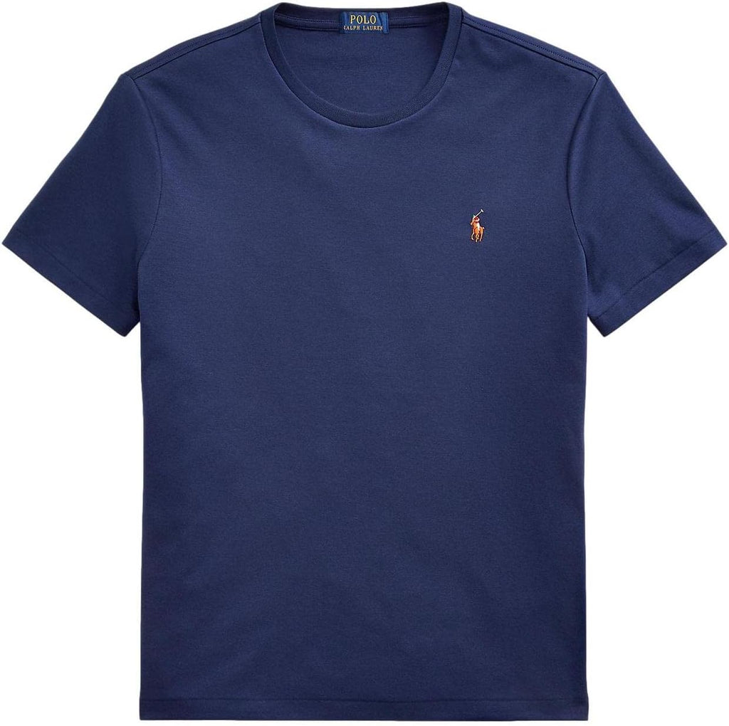 Polo Ralph Lauren Mens Crew Neck T-Shirt (M, Navysigpony)