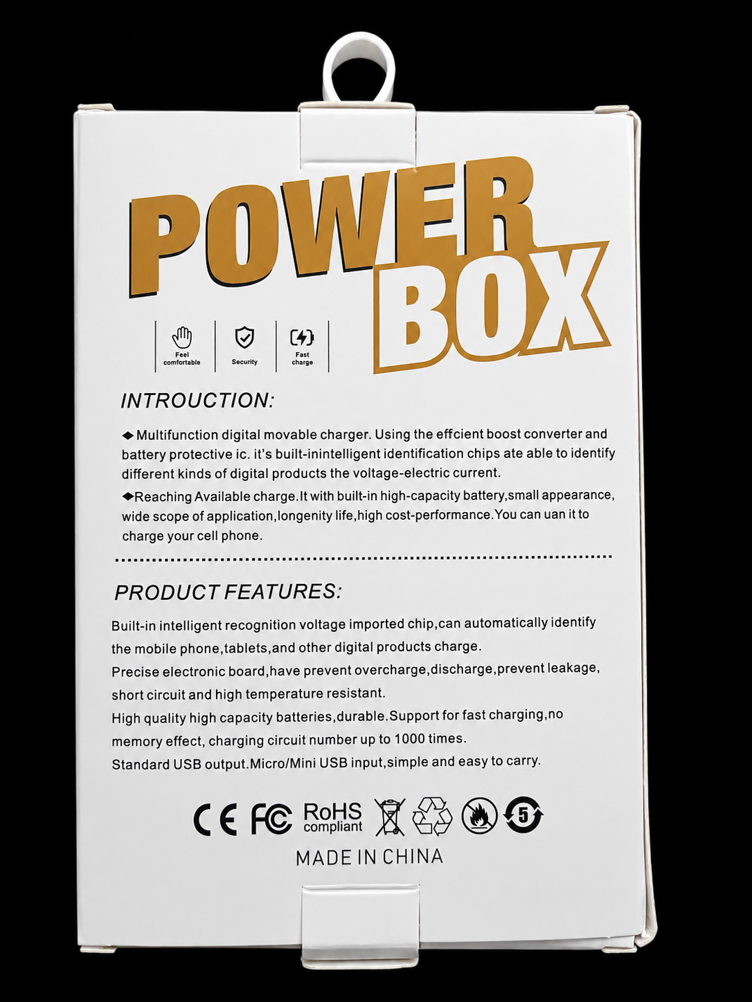 Portable Charger, Slim 10000mAh Power Bank Travel Battery Pack 3 Outputs 2 Inputs Compatible with iPhone 17/16/15/14/13 Galaxy S24/22 iPad Android etc (Black+White)