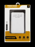 Portable Charger, Slim 10000mAh Power Bank Travel Battery Pack 3 Outputs 2 Inputs Compatible with iPhone 17/16/15/14/13 Galaxy S24/22 iPad Android etc (Black+White)